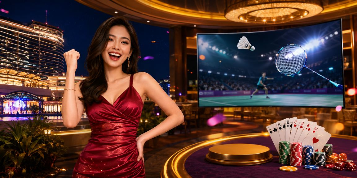 Nikmati hiburan kasino dengan poker dan blackjack